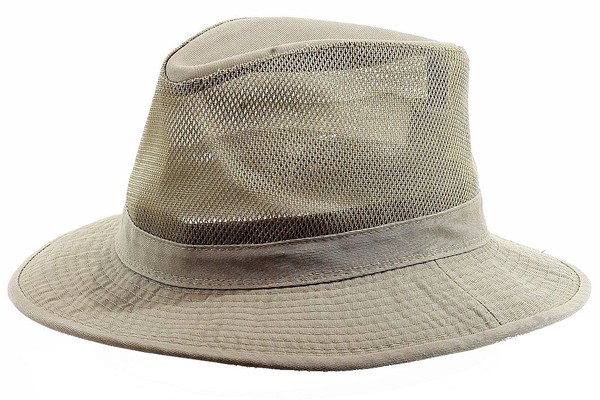  Dorfman Pacific Men's 863M Mesh Safari Hat 