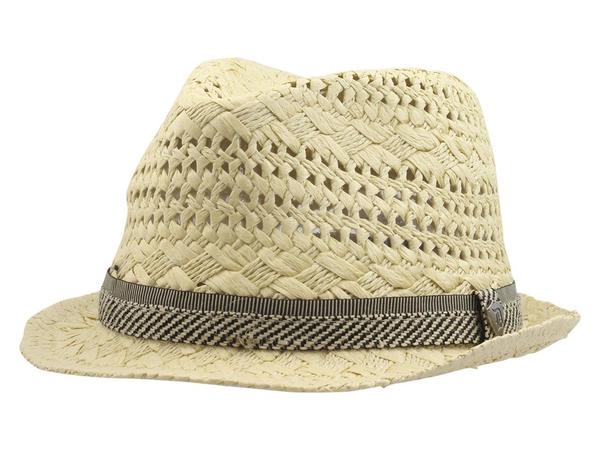  Dorfman Pacific Men's Fancy Weave Toyo Fedora Hat 