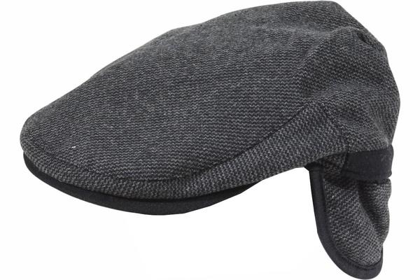  Dorfman Pacific Men's Tweed Earflap Ivy Cap Hat 