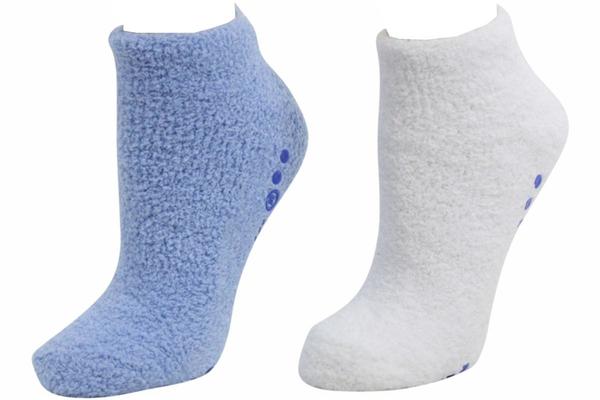  Dr. Scholl's Women's 2-Pack Spa Collection With Grippers Low Cut Socks 