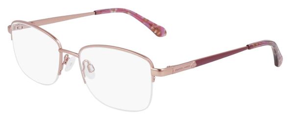 Draper James DJ5043 Eyeglasses Women's Semi Rim Rectangle Shape 