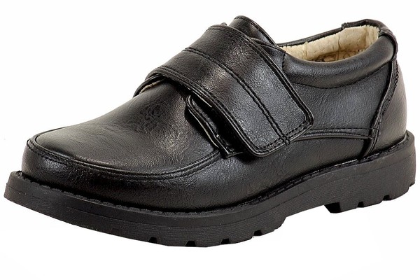  Easy Strider Boy's Classic Hook-&-Loop Fashion Loafer School Uniform Shoes 