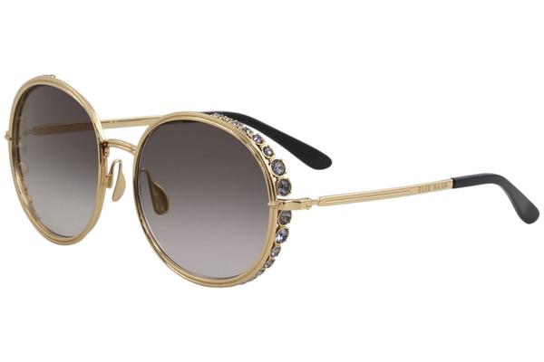  Elie Saab Women's ES016S Round Swarovski Crystals Sunglasses 58mm 