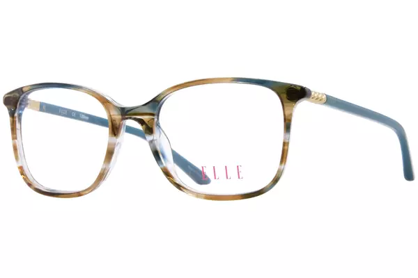  Elle 13518 Eyeglasses Women's Full Rim Square Shape 