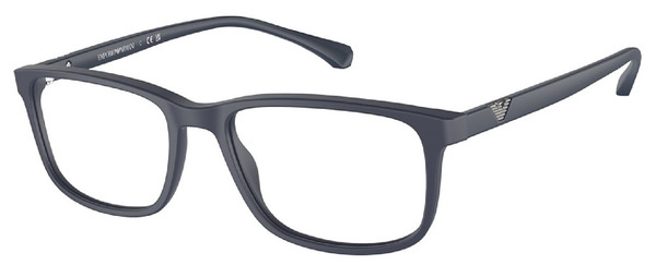  Emporio Armani EA3098 Eyeglasses Men's Full Rim Rectangle Shape 