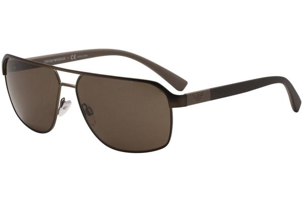  Emporio Armani Men's EA2039 EA/2039 Rectangle Sunglasses 