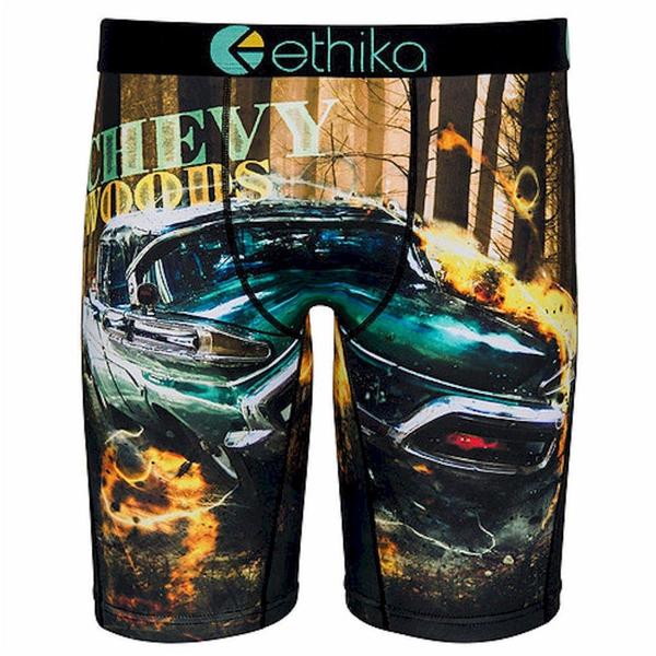  Ethika Men's Staple Fit Trunk Bangin By Chevy Woods Long Boxer Briefs Underwear 