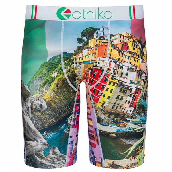  Ethika Men's The Staple Fit Colori Long Boxer Briefs Underwear 