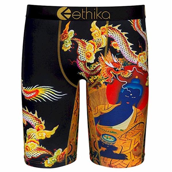  Ethika Men's The Staple Fit Eye Know Long Boxer Briefs Underwear 