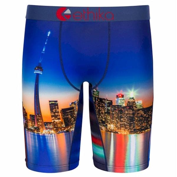  Ethika Men's The Staple Fit Toronto Eh? Long Boxer Briefs Underwear 