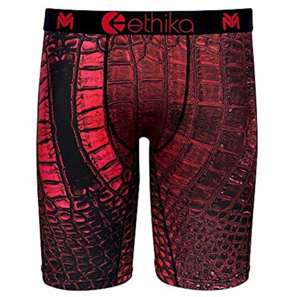  Ethika Men's The Staple Fit YM Reptile - Young Money Long Boxer Briefs Underwear 