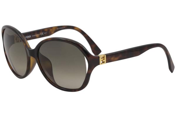  Fendi Women's FF0032FS FF/0032/F/S Fashion Oval Sunglasses 