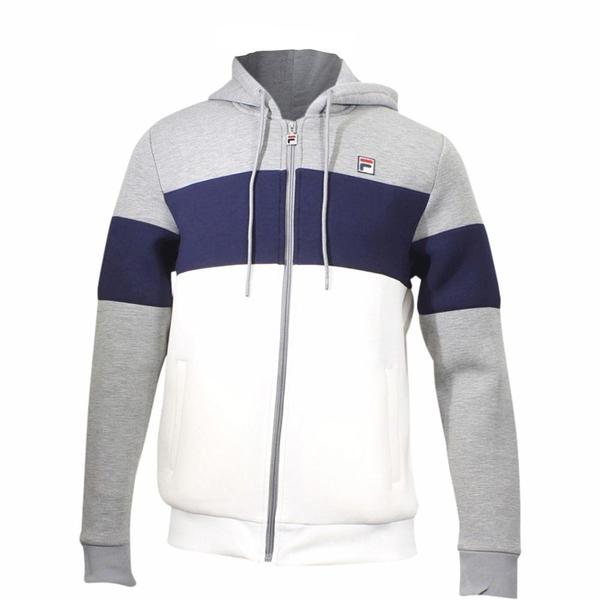  Fila Men's Hugo Long Sleeve Hooded Sweatshirt 