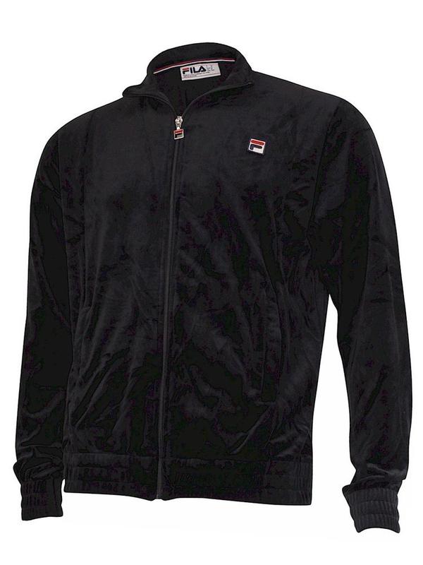  Fila Men's Kooper Zip Front Velour Track Jacket 