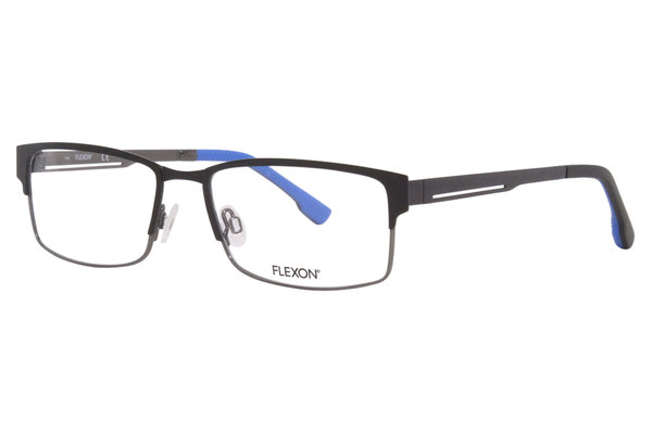  Flexon E1048 Eyeglasses Men's Semi Rim Rectangular Optical Frame 