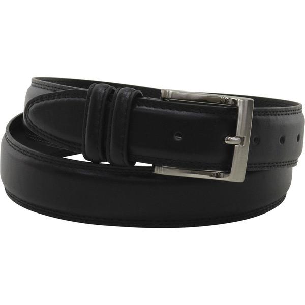  Florsheim Men's Dressy Double Keeper Genuine Full Grain Leather Belt 