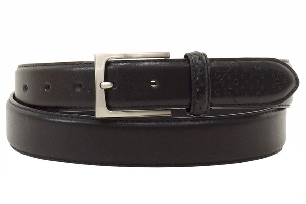  Florsheim Men's Full Grain Genuine Leather Wingtip Belt 