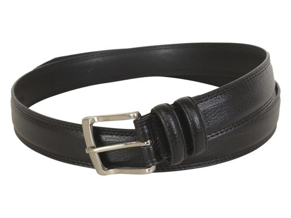  Florsheim Men's Pebble Grain Genuine Leather Belt 