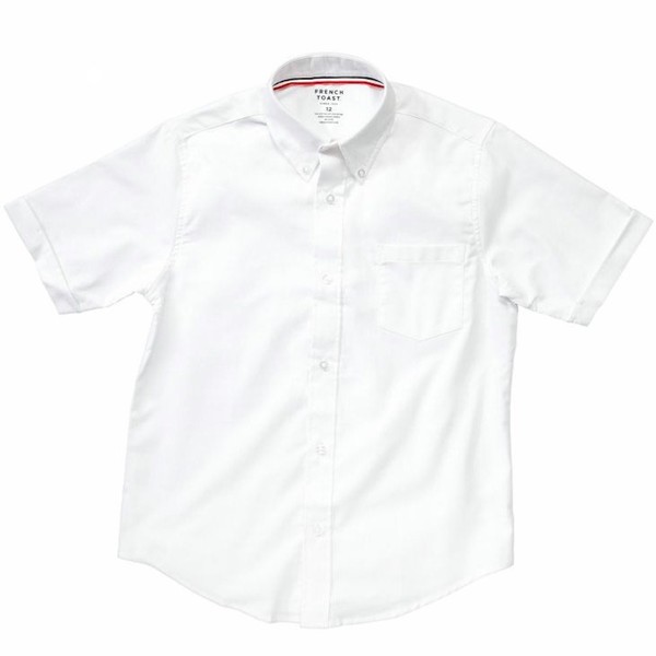  French Toast Boy's Short Sleeve Oxford Uniform Button Up Shirt 