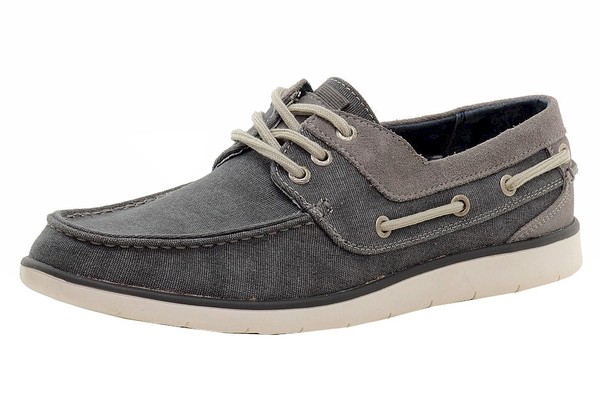  GBX Men's East Canvas/Leather Loafers Boat Shoes 