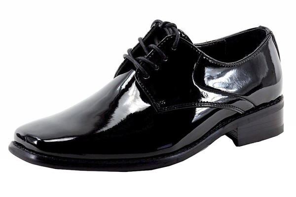  Giorgio Brutini Men's Fallon Patent Leather Tuxedo Oxfords Shoes 