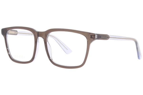  Gucci GG1120O Eyeglasses Men's Full Rim Rectangle Shape 