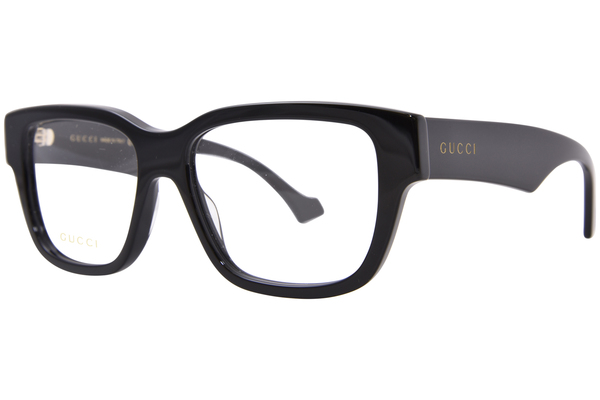  Gucci GG1428O Eyeglasses Men's Full Rim Square Shape 