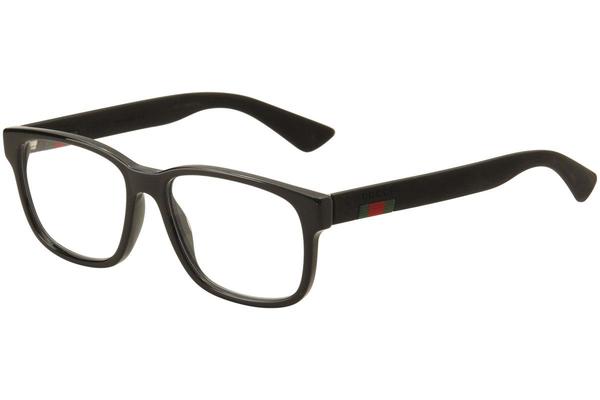  Gucci Men's Eyeglasses GG0011O Full Rim Optical Frame 