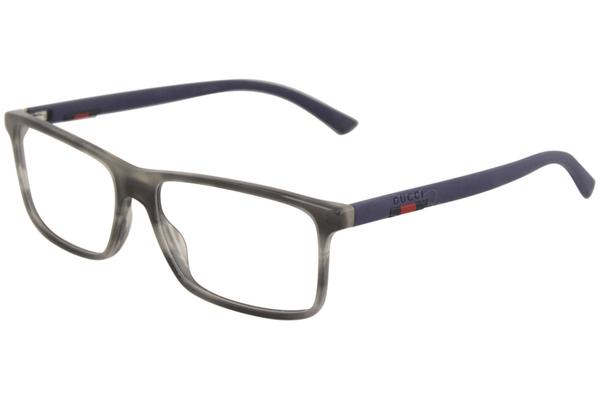  Gucci Men's Eyeglasses GG0424O GG/0424/O Full Rim Optical Frame 
