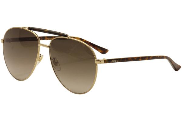  Gucci Men's GG0014S GG/0014/S Fashion Pilot Sunglasses 