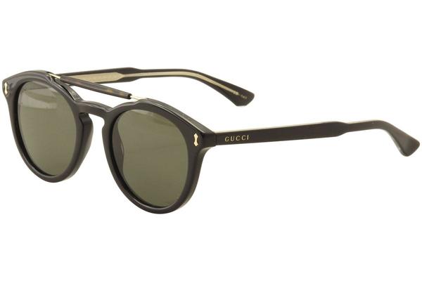  Gucci Men's GG0124S Round Sunglasses 