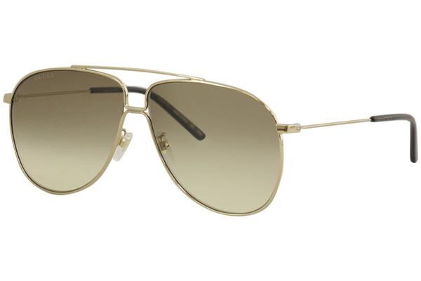  Gucci Men's Gucci-Logo GG0440S GG/0440/S Pilot Sunglasses 