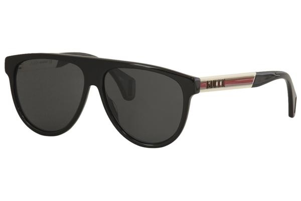  Gucci Men's Seasonal-Icon GG0462S GG/0462/S Pilot Sunglasses 