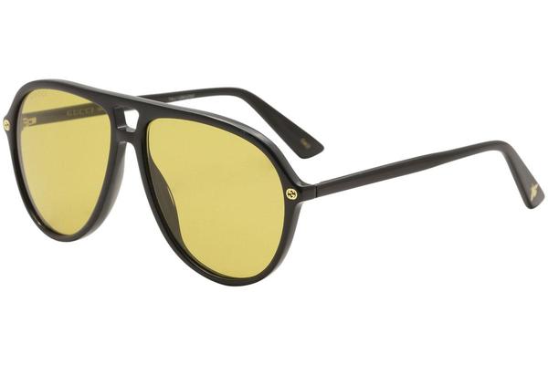  Gucci Men's Sensual Romantic GG0119S GG/0119/S Pilot Sunglasses 