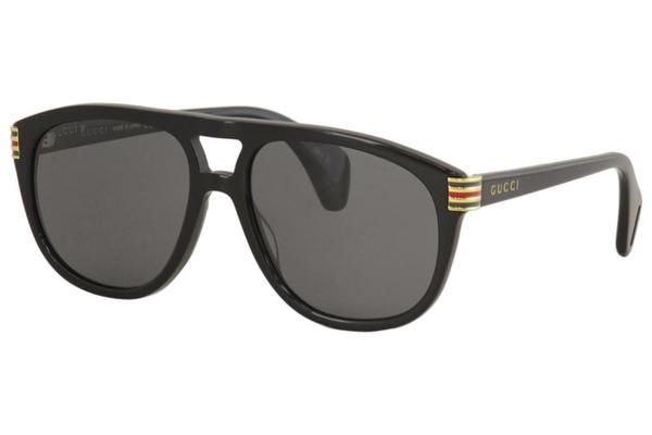  Gucci Men's Web GG0525S GG/0525/S Pilot Sunglasses 