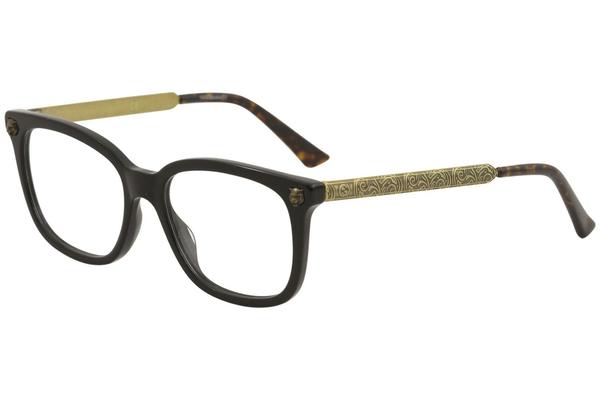  Gucci Women's Eyeglasses GG0218O GG/0218/O Full Rim Optical Frame 