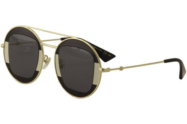  Gucci Women's GG0105S GG/0105/S Round Fashion Sunglasses 