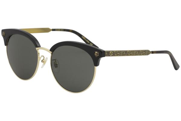  Gucci Women's GG0222SK Fashion Round Sunglasses 