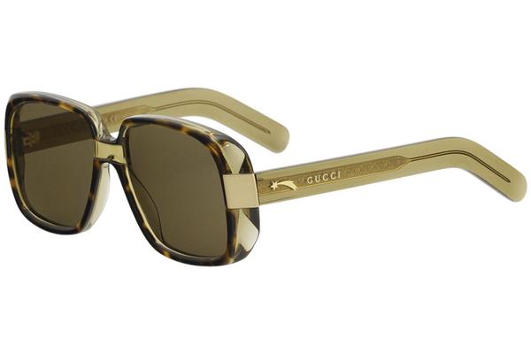  Gucci Women's GG0318S GG/0318/S Fashion Square Sunglasses 