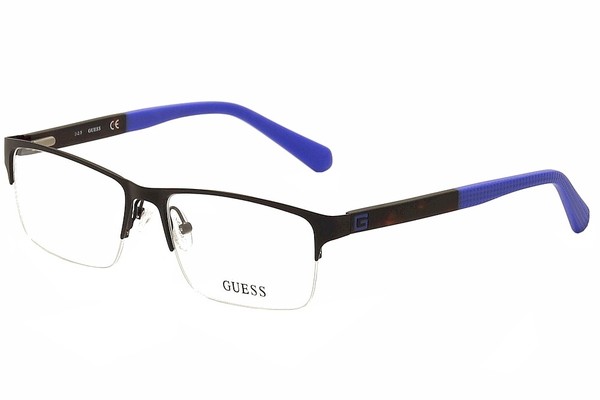  Guess Men's Eyeglasses GU1879 GU/1879 Half Rim Optical Frame 