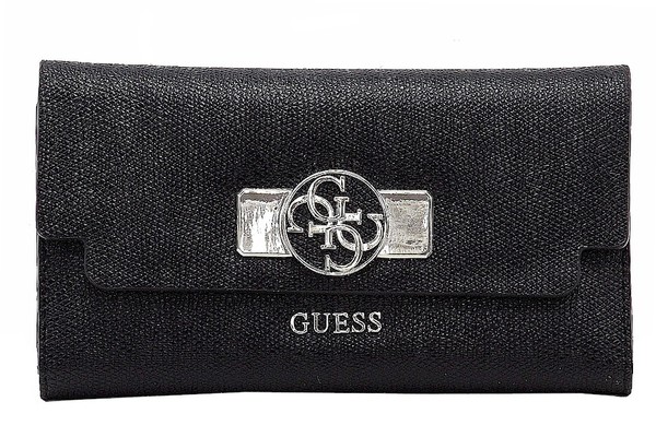  Guess Women's Cynthia Slim Clutch Tri-Fold Wallet 