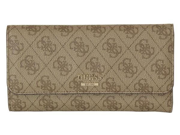  Guess Women's Downtown Cool Tri-Fold Clutch Wallet 