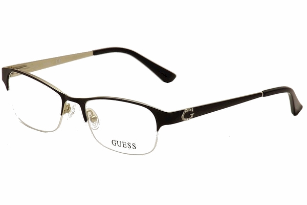  Guess Women's Eyeglasses GU2567 GU/2567 Half Rim Optical Frame 