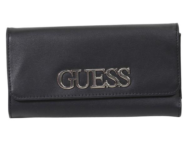  Guess Women's Felix Large Tri-Fold Clutch Wallet 