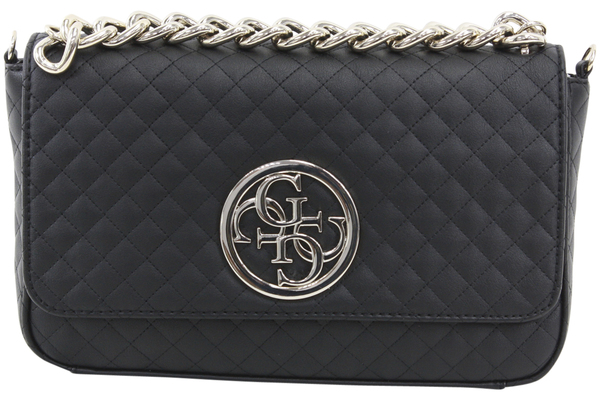  Guess Women's G Lux Quilted Flap-Over Crossbody Handbag 