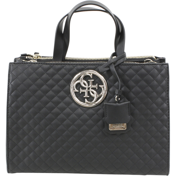  Guess Women's G Lux Quilted Status Satchel Handbag 