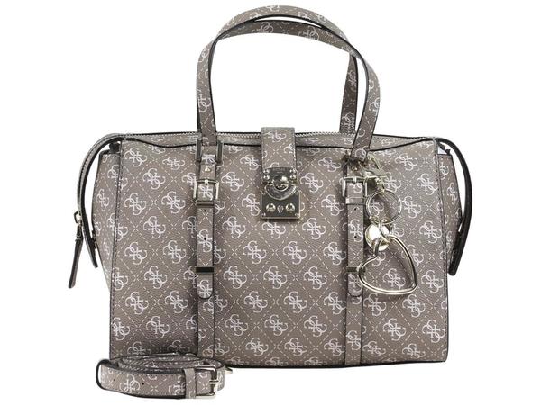  Guess Women's Joslyn Monogram Satchel Handbag 