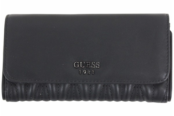  Guess Women's Keegan Slim Clutch Tri-Fold Wallet 