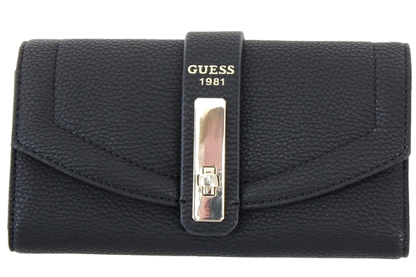  Guess Women's Kingsley Slim Tri-Fold Clutch Wallet 