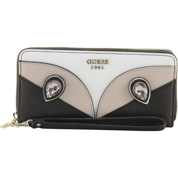  Guess Women's Kizzy Large Zip-Around Clutch Wallet 